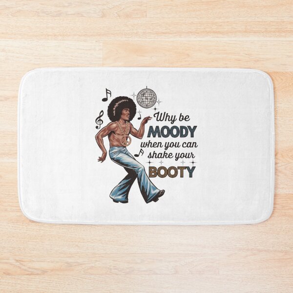 Item preview, Moody versus Booty, dance, 70s, Afro, disco, funk, funnyfits70, Humor, Funny, retro, vintage, funny quotes, animal humor, designed and sold by FunnyFits70.