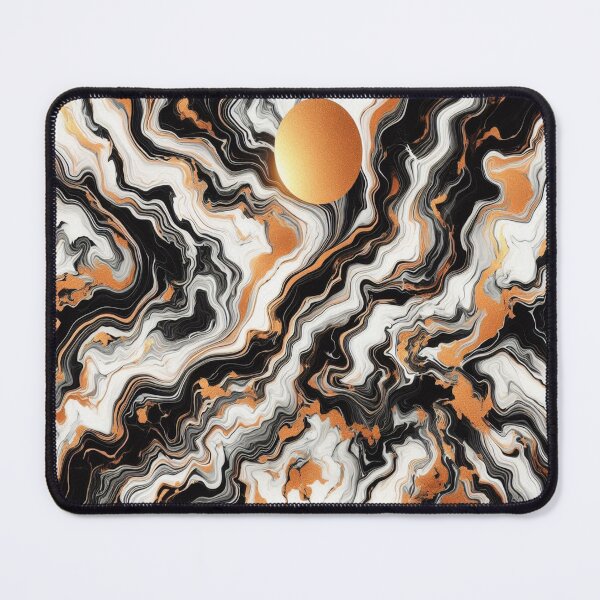Item preview, Mármol naranja, negro y blanco generado por IA designed and sold by AI-this-is-AI.