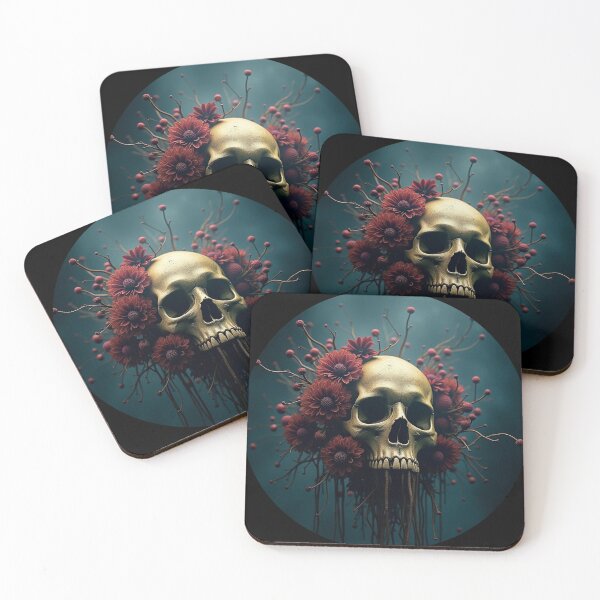 Item preview, Skulls - Dark Art - Rock - Gothic - Pagan - Mortality - Meditation - S28 designed and sold by SentientGallery.