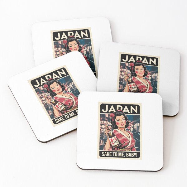Item preview, Sake to me, baby, sake, Japan, Kimono, Japanese, funnyfits70, Humor, Funny, retro, vintage, funny quotes, animal humor, designed and sold by FunnyFits70.