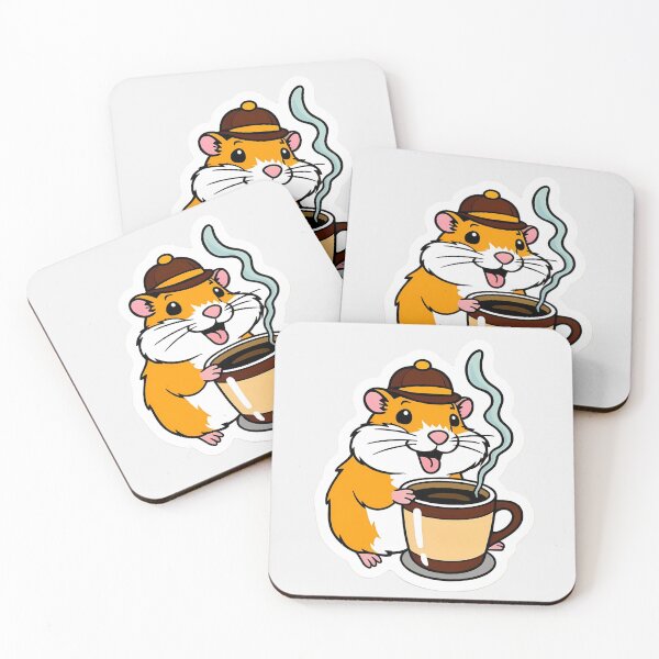 Artikelvorschau, Hamster beim Kaffeetrinken | Kaffeeliebhaber | Koffein | Gobble Gala entworfen und verkauft von Kids GobbleGala.