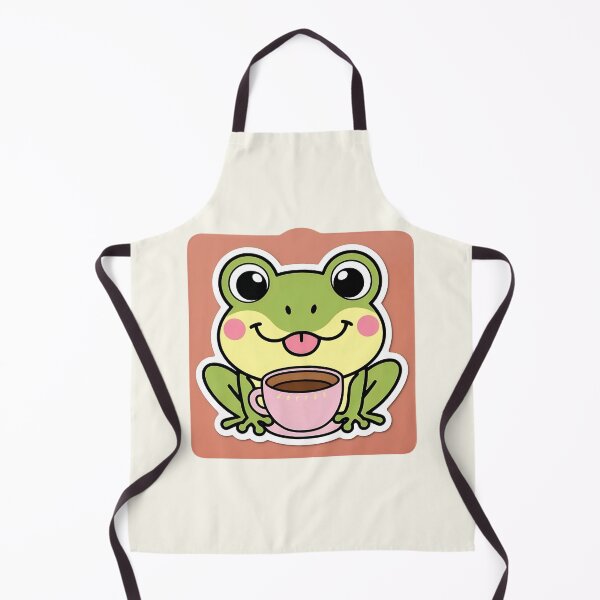 Item preview, Frog having coffee | Coffee lover | Caffeine | Gobble Gala  designed and sold by Kids GobbleGala.