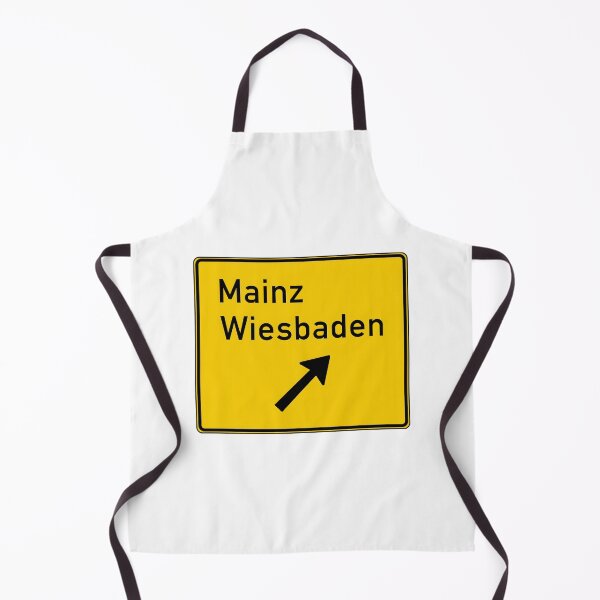 Item preview, Mainz Wiesbaden Yellow Signage designed and sold by PING 999 STUDIO.