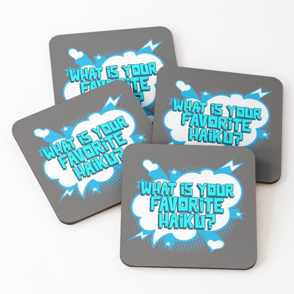 Item preview, What Is Your Favorite Haiku poetry cartoon style quote designed and sold by stuffaf.