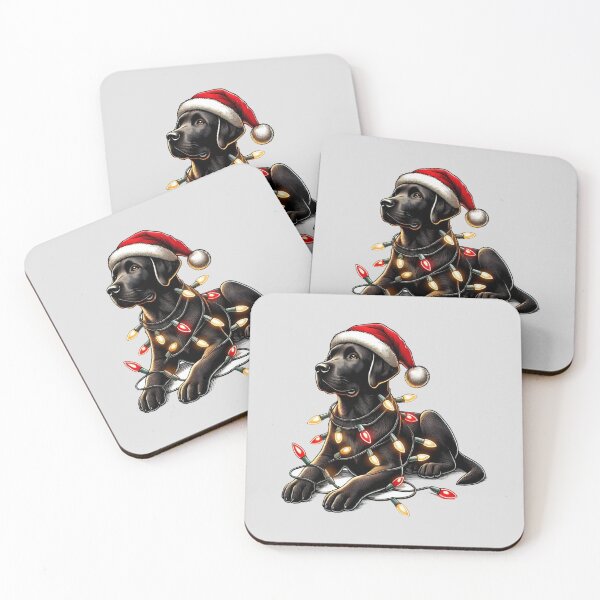 Item preview, Labrador Dog santa and Christmas Lighting  designed and sold by Nanthanon.