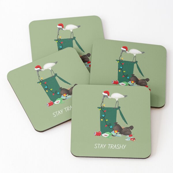 Item preview, Stay Trashy Australian Bin Chicken designed and sold by GrahamBaxter.