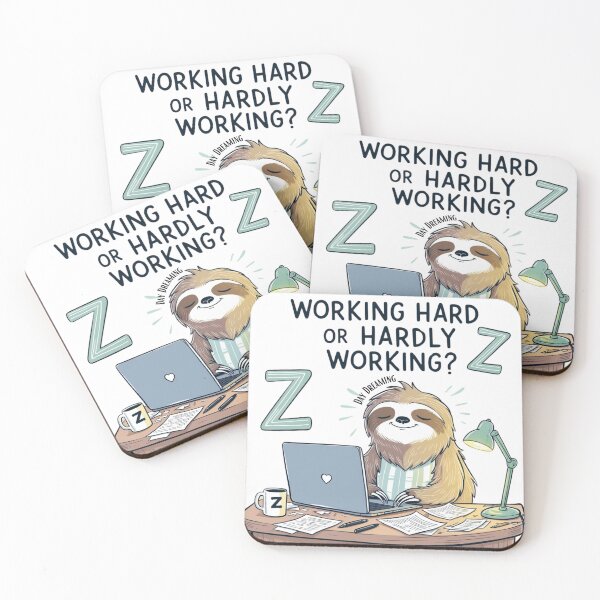Item preview, Working Hard or Hardly Working designed and sold by ZerotwoStudio.