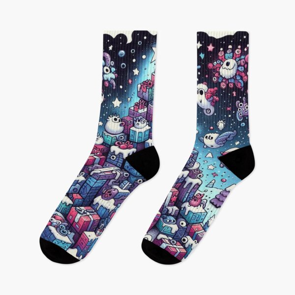 Item preview, Holographic Tetris Winter Kingdom – Perfect Holiday Gift designed and sold by Imaginarium of Chaos falcon88 .
