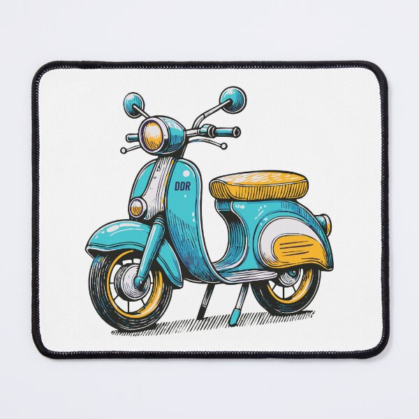 Item preview, GDR German Democratic Republic Moped – Vintage Charm in Retro Style designed and sold by Ingo Menhard.
