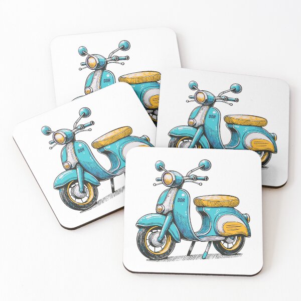 Item preview, GDR German Democratic Republic Moped – Vintage Charm in Retro Style designed and sold by Ingo Menhard.