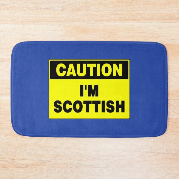Item preview, CAUTION I'M SCOTTISH, Yellow and Black Sign designed and sold by AASparksDesigns.