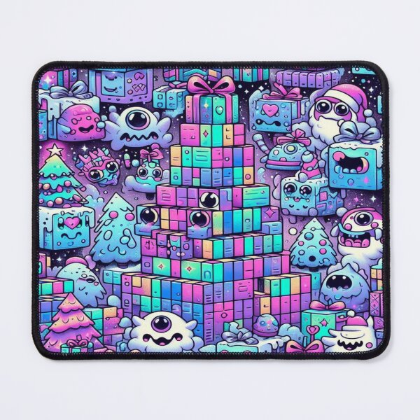 Item preview, Tetris of Winter Magic Creatures – Perfect Holiday Gift designed and sold by Imaginarium of Chaos falcon88 .