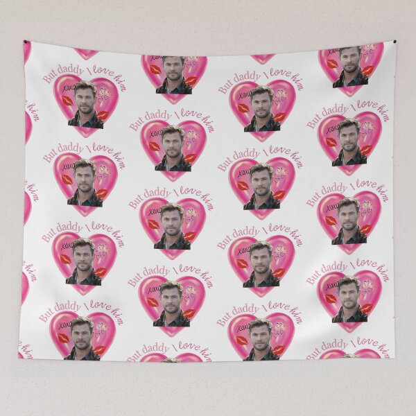 Item preview, But daddy I love Chris Hemsworth designed and sold by Diana Moreno.