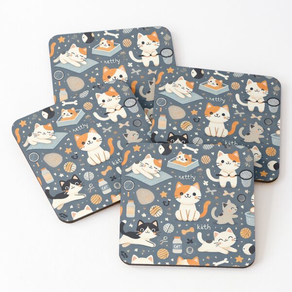 Item preview, Minimalist Cat's Holiday Activities designed and sold by CeammiShop.