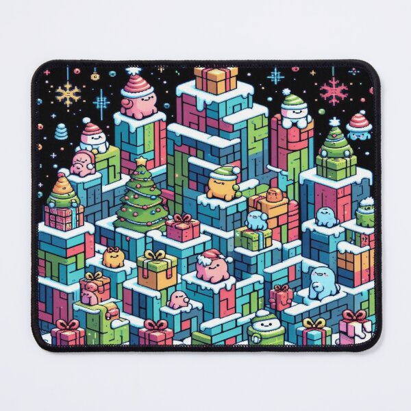 Item preview, Holographic Winter Maze of Joyful Presents – Perfect Holiday Gift designed and sold by Imaginarium of Chaos falcon88 .
