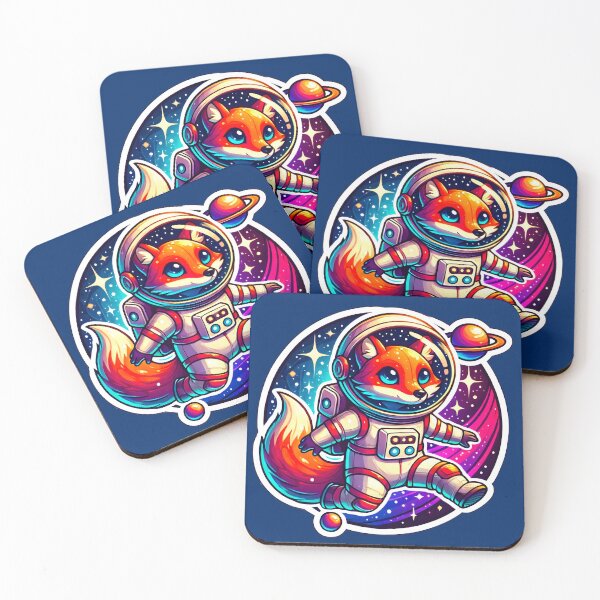 Item preview, Space-Faring Fox: Cosmic Adventure Art designed and sold by shrolts.