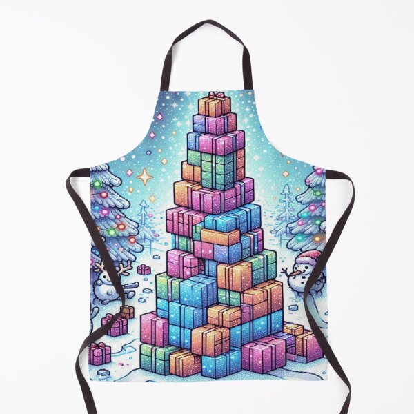 Item preview, Holographic Winter Tetris Wonderland – Perfect Holiday Gift designed and sold by Imaginarium of Chaos falcon88 .