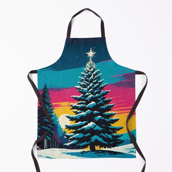 Item preview, Beautifully Lit Snowy Christmas Tree Scene designed and sold by GrizzlyCollective.