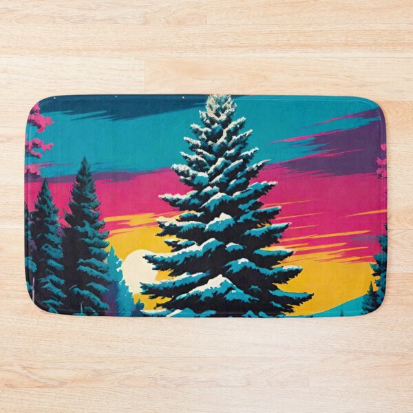 Item preview, Beautifully Lit Snowy Christmas Tree Scene designed and sold by GrizzlyCollective.