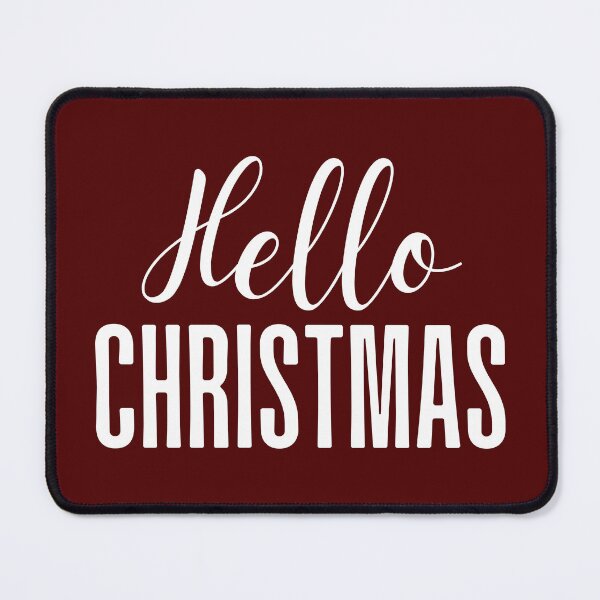 Item preview, Hello Christmas Typography designed and sold by The magic Yellow bus.
