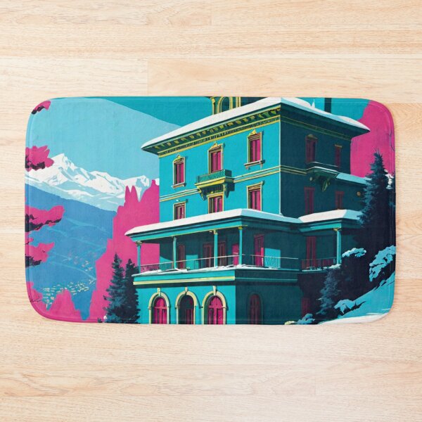 Item preview, Snowy French Village with Warm Chatter designed and sold by GrizzlyCollective.