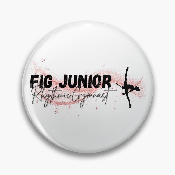 Item preview, FIG Junior Rhythmic Gymnast Pink & Black designed and sold by DSurwill.