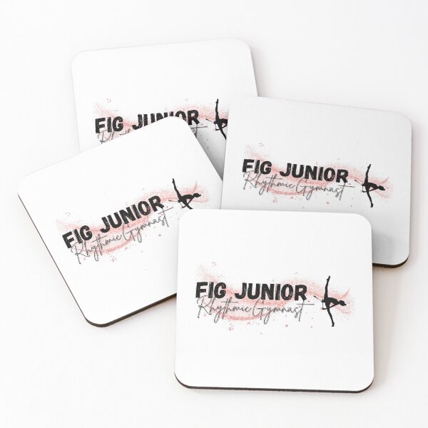 Item preview, FIG Junior Rhythmic Gymnast Pink & Black designed and sold by DSurwill.