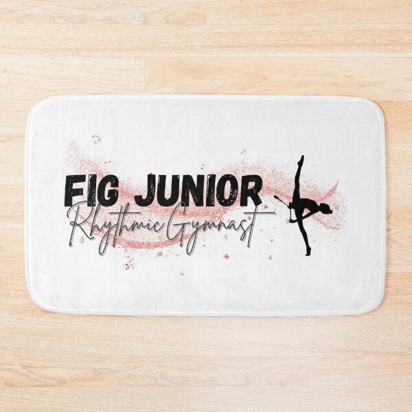 Item preview, FIG Junior Rhythmic Gymnast Pink & Black designed and sold by DSurwill.