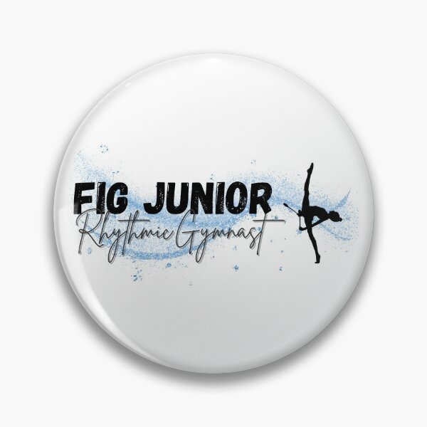 Item preview, FIG Junior Rhythmic Gymnast Blue & Black designed and sold by DSurwill.
