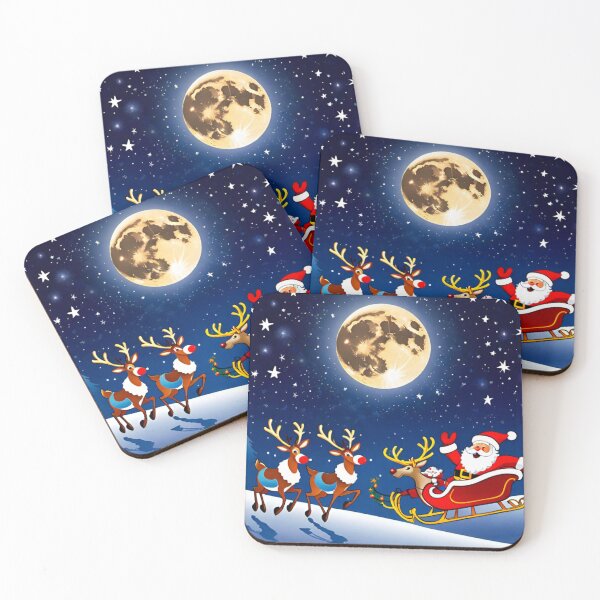 Item preview, Magical Christmas Eve Delivery by Santa designed and sold by GrizzlyCollective.
