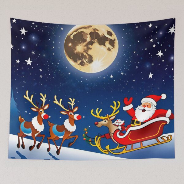 Item preview, Magical Christmas Eve Delivery by Santa designed and sold by GrizzlyCollective.