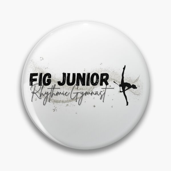 Item preview, FIG Junior Rhythmic Gymnast Gray & Black designed and sold by DSurwill.