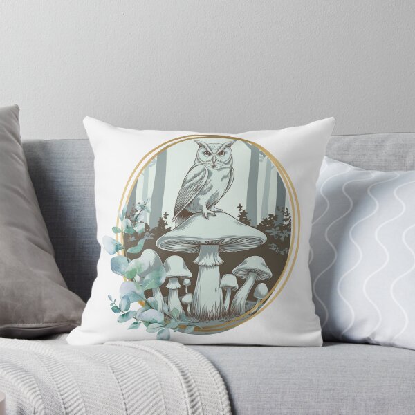 Item preview, Owl & Mushrooms designed and sold by MakeWayDesign.