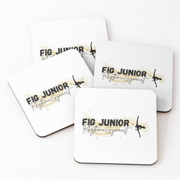 Item preview, FIG Junior Rhythmic Gymnast Gold & Black designed and sold by DSurwill.
