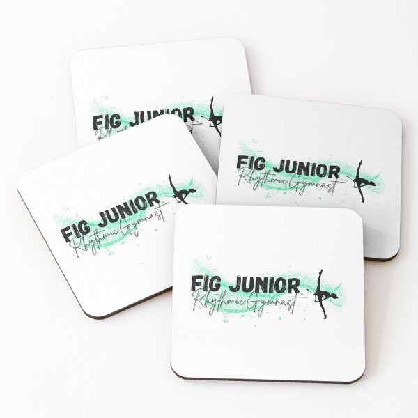 Item preview, FIG Junior Rhythmic Gymnast Green & Black designed and sold by DSurwill.