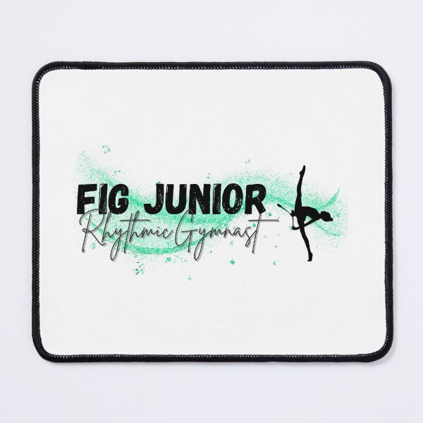 Item preview, FIG Junior Rhythmic Gymnast Green & Black designed and sold by DSurwill.