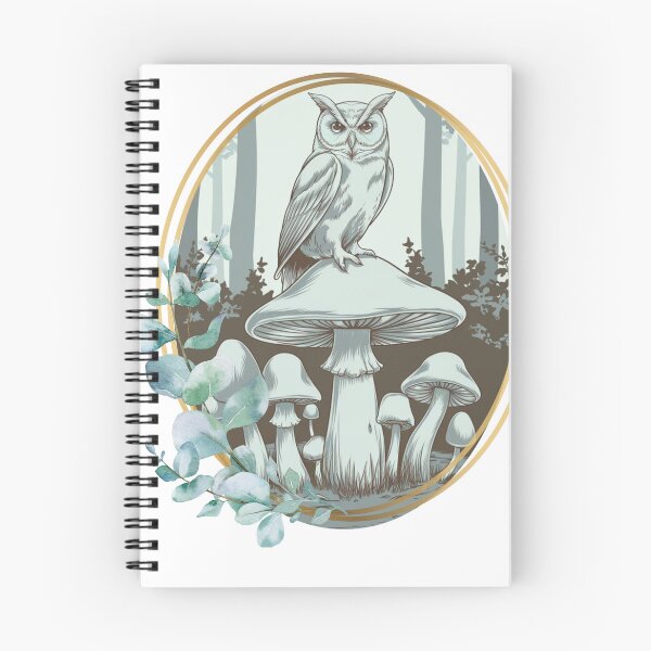 Item preview, Owl & Mushrooms designed and sold by MakeWayDesign.