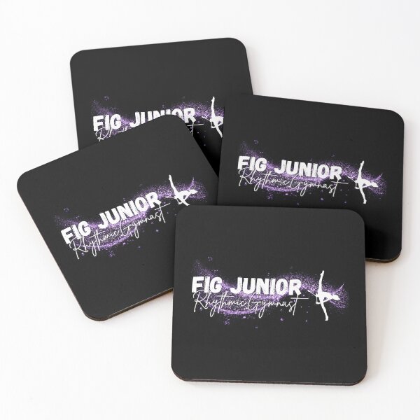 Item preview, FIG Junior Rhythmic Gymnast Purple & White designed and sold by DSurwill.