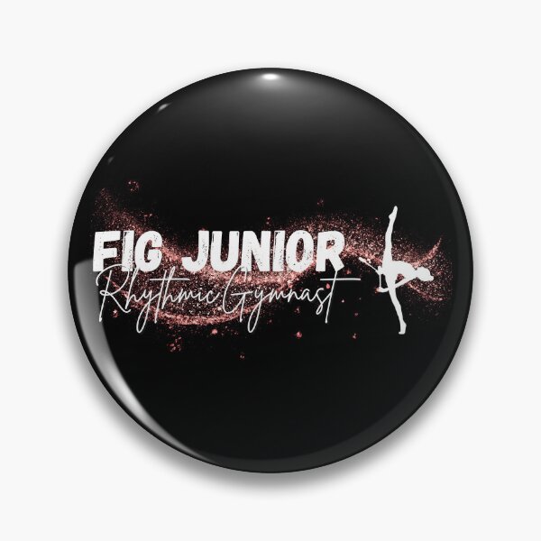 Item preview, FIG Junior Rhythmic Gymnast Pink & White designed and sold by DSurwill.