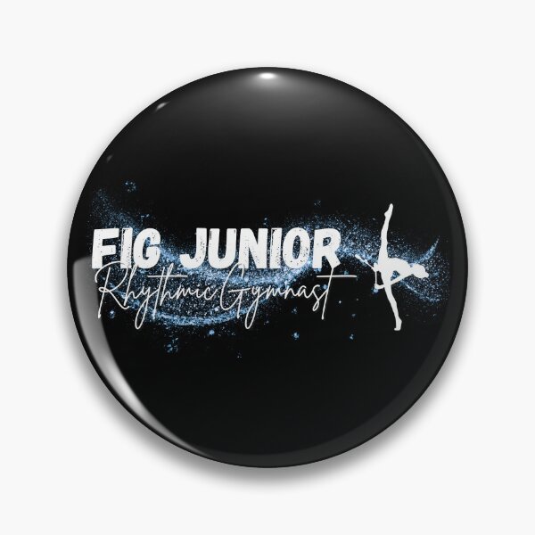 Item preview, FIG Junior Rhythmic Gymnast Blue & White designed and sold by DSurwill.