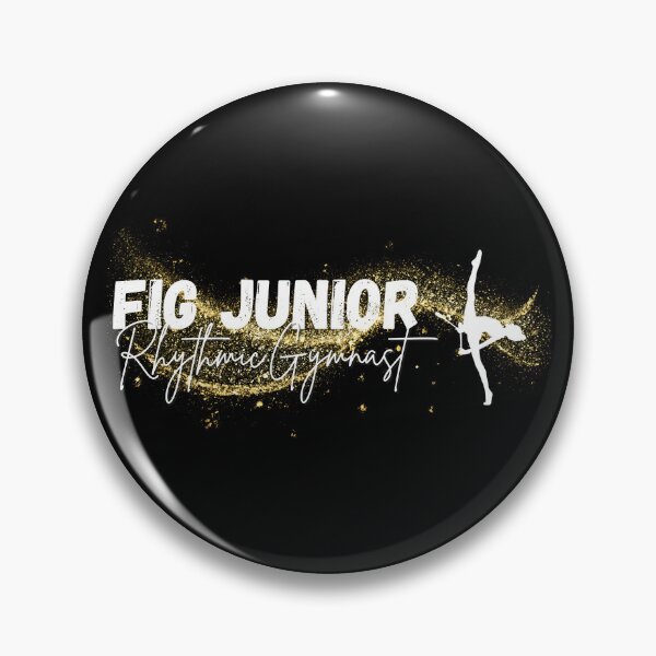 Item preview, FIG Junior Rhythmic Gymnast Gold & White designed and sold by DSurwill.