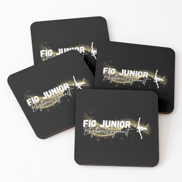 Item preview, FIG Junior Rhythmic Gymnast Gold & White designed and sold by DSurwill.
