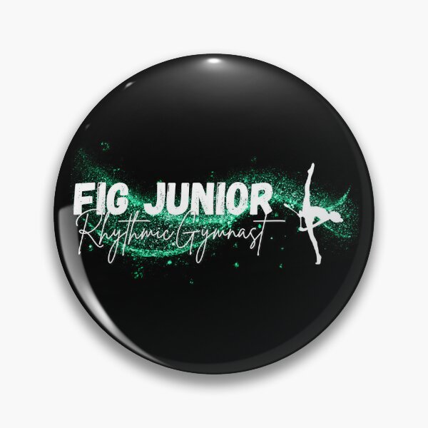 Item preview, FIG Junior Rhythmic Gymnast Green & White designed and sold by DSurwill.