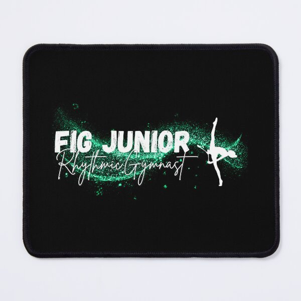 Item preview, FIG Junior Rhythmic Gymnast Green & White designed and sold by DSurwill.