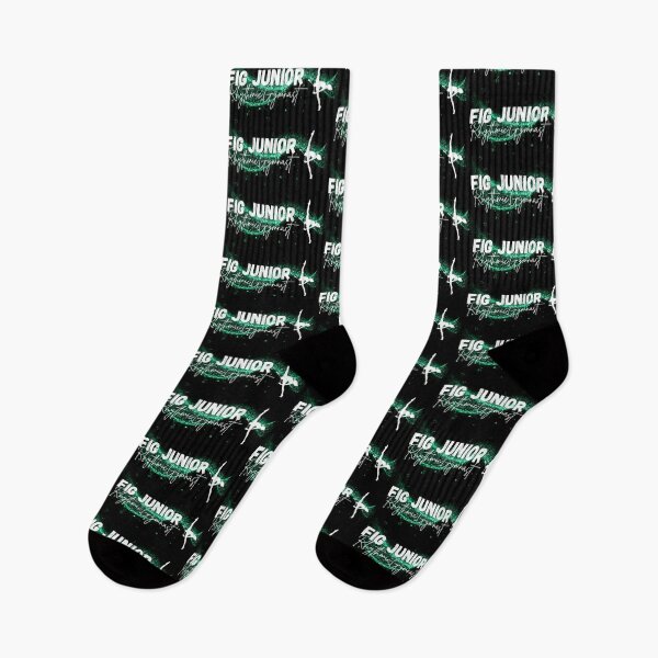Item preview, FIG Junior Rhythmic Gymnast Green & White designed and sold by DSurwill.