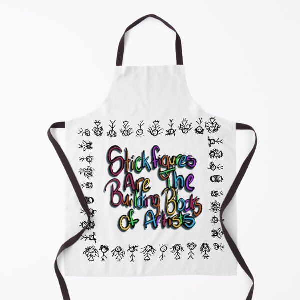Item preview, Stick Figures Are The Building Blocks of Artists designed and sold by Pelagic-era48.