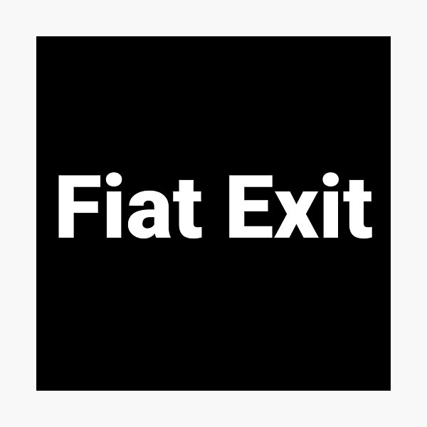 Artikel-Vorschau von Fiat-Ausfahrt, designt und verkauft von Text-based T-Shirts and Gifts.