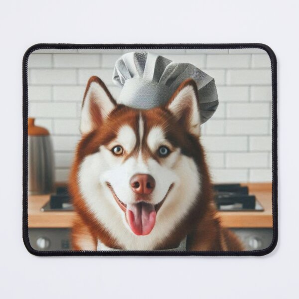 Item preview, Brown & White Husky Baking Cake in kitchen designed and sold by Hello Llama.