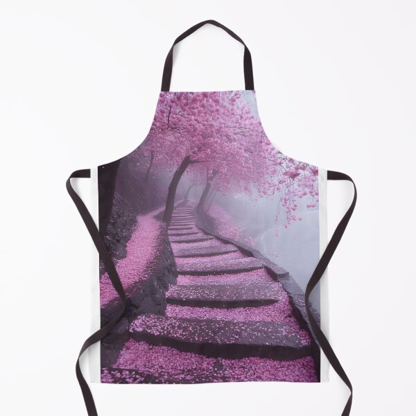 Item preview, Enchanting Pink Pathway Through Cherry Blossom Trees designed and sold by Artessie.