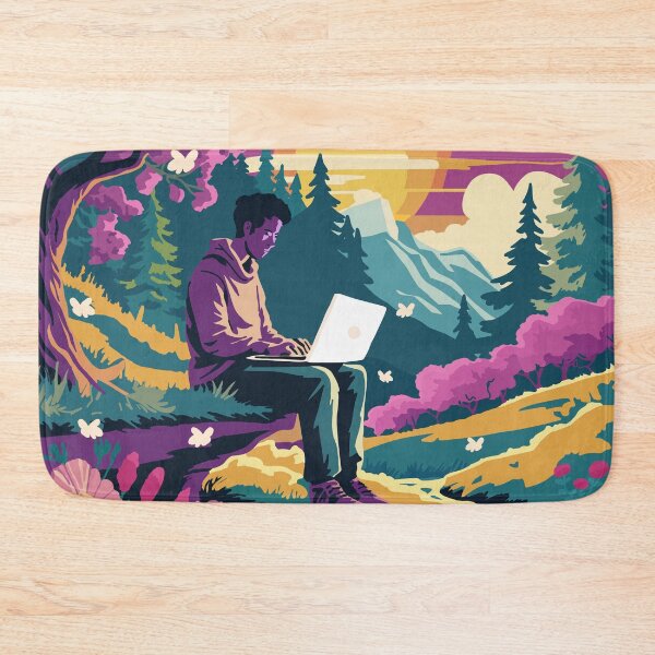 Item preview, Tranquil Coding in Nature designed and sold by Code  Monkeys.